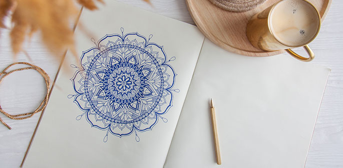 Symbolerna inuti en mandala