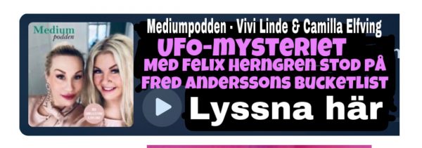 Mediumpodden, Tarotguiderna, UFO, Vivi Linde, Medium, Sierska, Spådam